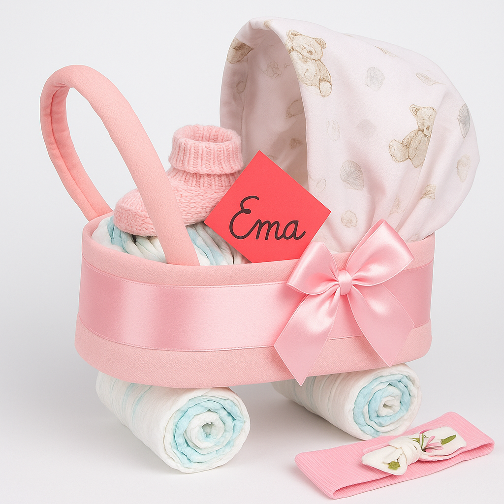 Plenkový kočárek – dárková varianta s možností personalizace